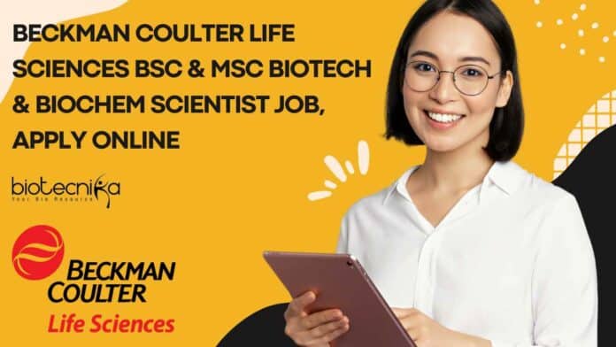 Beckman Coulter Scientist Jobs