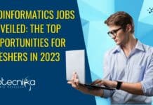 Bioinformatics Jobs Freshers