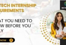 Biotech Internship Requirements