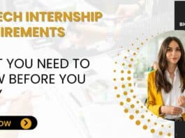Biotech Internship Requirements