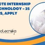 Biotech Internships Govt AICTE