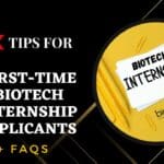 First-Time Biotech Internship Applicants