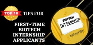 First-Time Biotech Internship Applicants