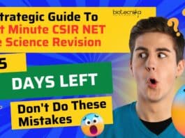 CSIR NET Revision Tips