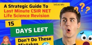 CSIR NET Revision Tips