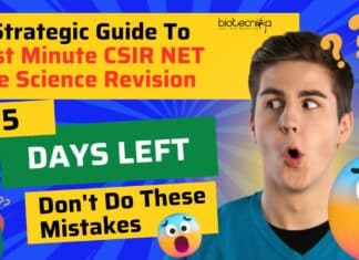 CSIR NET Revision Tips