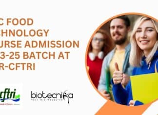 CSIR-CFTRI Food Tech Admission