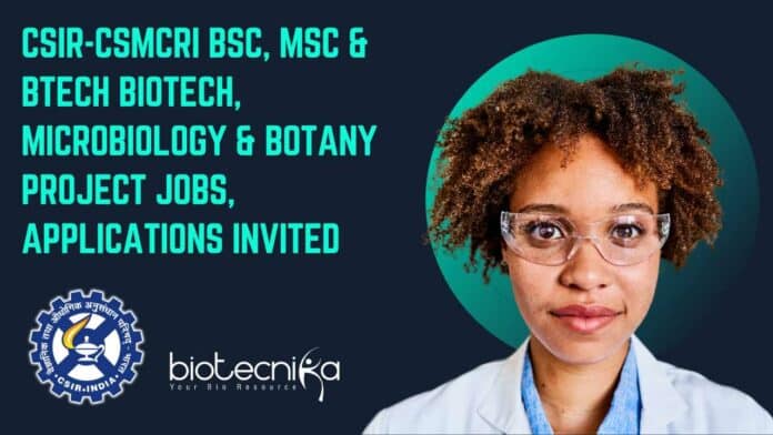 CSIR-CSMCRI BTech
