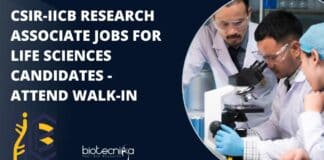 CSIR-IICB Research Associate Jobs