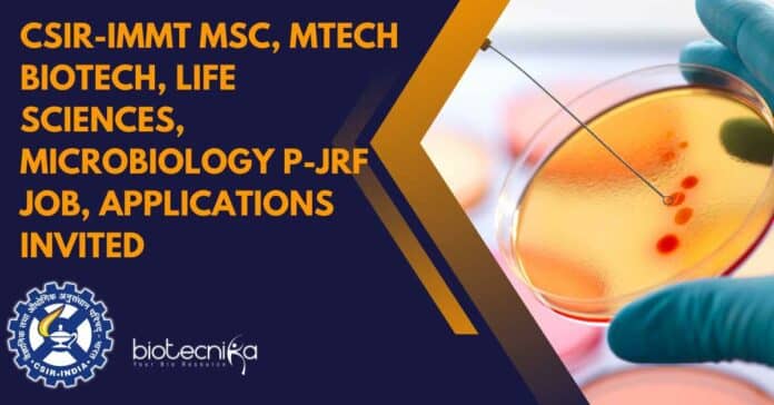 CSIR-IMMT MSc