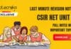 CSIR UNIT 2 Revision