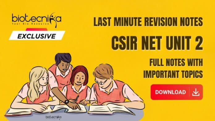 CSIR UNIT 2 Revision