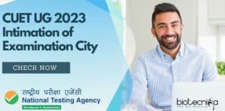 CUET UG Examination City 2023