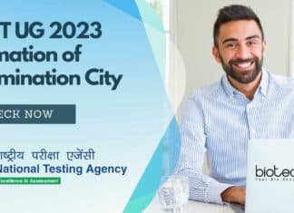 CUET UG Examination City 2023
