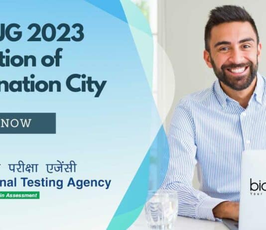 CUET UG Examination City 2023