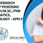 Call for Research Internship Positions For M.Tech/M.Sc./PhD Bioinformatics, Biotechnology – Apply Now Call for Research Internship Positions For M.Tech/M.Sc./PhD Bioinformatics, Biotechnology - Apply Now