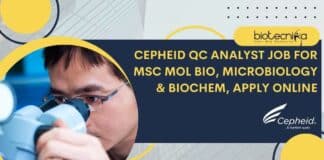Cepheid QC Analyst Vacancy