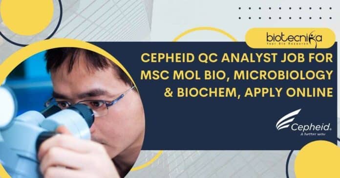 Cepheid QC Analyst Vacancy