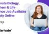Clarivate Biology, Biochem & Life Science Job Available – Apply Online Clarivate Biology