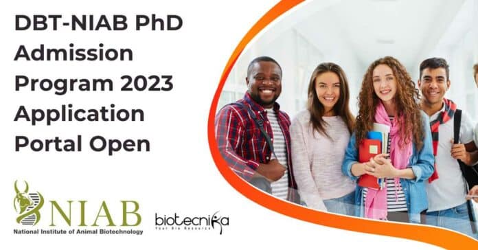 DBT-NIAB PhD 2023 Admission