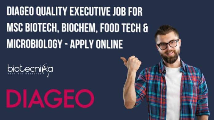 DIAGEO Quality Executive Opening