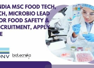 DNV India MSc Food Tech