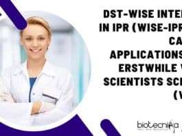 DST-WISE Internship in IPR