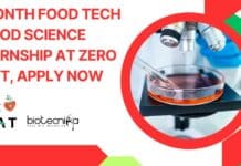 Food Science Internship