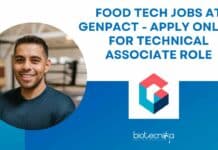 Genpact Food Tech Jobs