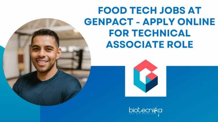 Genpact Food Tech Jobs