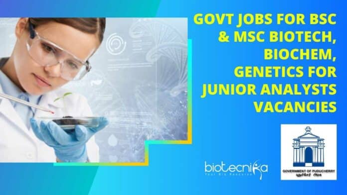 Govt Jobs For BSc