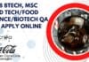HCCB BTech, MSc Food Tech/Food Science/Biotech QA Job, Apply Online HCCB BTech