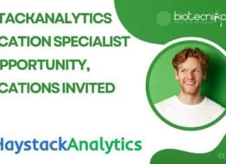 HaystackAnalytics Application Specialist Job