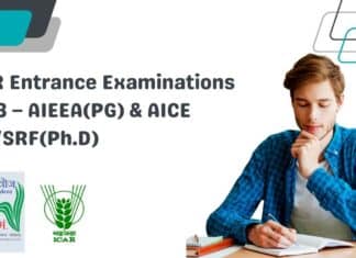ICAR Entrance Examinations 2023