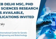ICGEB Delhi Research Positions