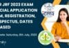 ICMR JRF 2023 Exam Official Application Form, Registration, Prospectus, Dates Released ICMR JRF 2023 Registration