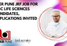 IISER Pune MSc Vacancy