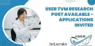 IISER TVM Research Post