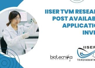 IISER TVM Research Post