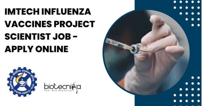 IMTECH Project Scientist Job