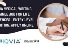 IQVIA Medical Writing Trainee