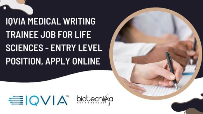 IQVIA Medical Writing Trainee