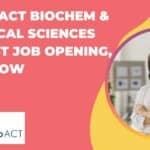 ImmunoACT Biochem & Biological Sciences Scientist Job Opening, Apply Now ImmunoACT Biochem