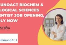 ImmunoACT Biochem & Biological Sciences Scientist Job Opening, Apply Now ImmunoACT Biochem