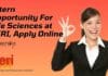 Intern Opportunity For Life Sciences at TERI, Apply Online Intern Opportunity
