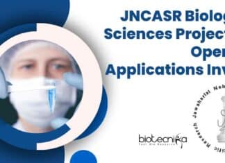 JNCASR Biological Sciences Project