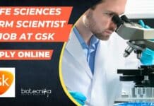 Life Sciences SERM Scientist Job at GSK, Apply Online Life Sciences SERM Scientist