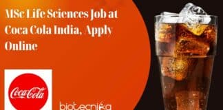 MSc Life Sciences Coca Cola