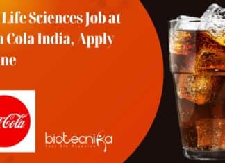 MSc Life Sciences Coca Cola