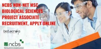 NCBS Non-NET MSc Biological